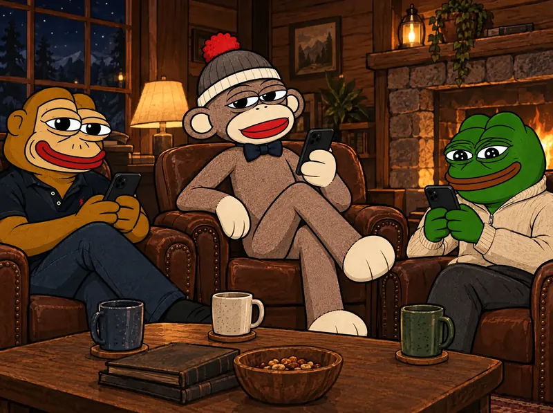 Luno and friends on their phones in a cosy clubhouse